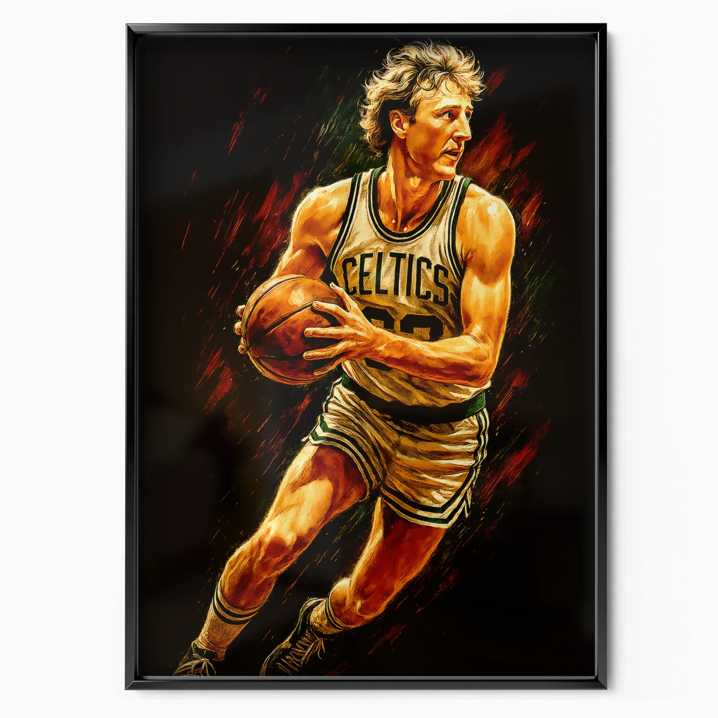 Larry Bird Poster - Celtics Legend poster, museum grade matte print