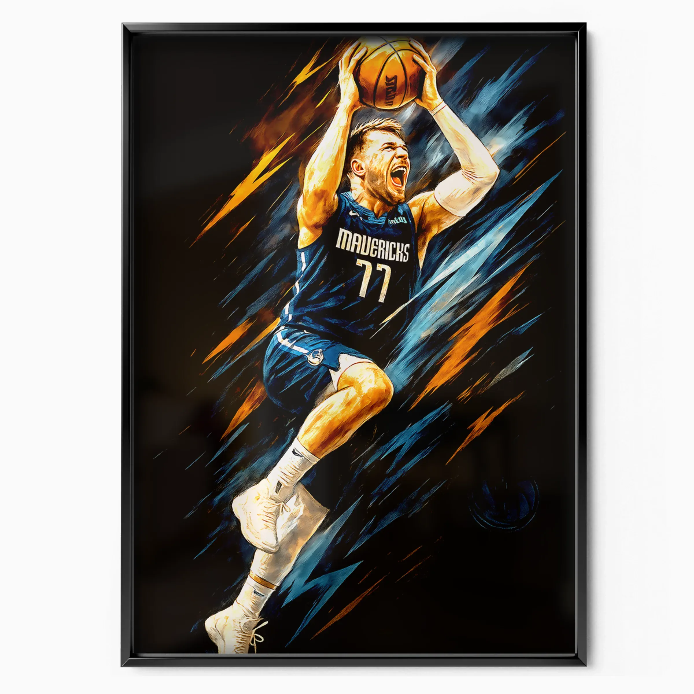 Luka Doncic Poster - Mavericks Dunk poster