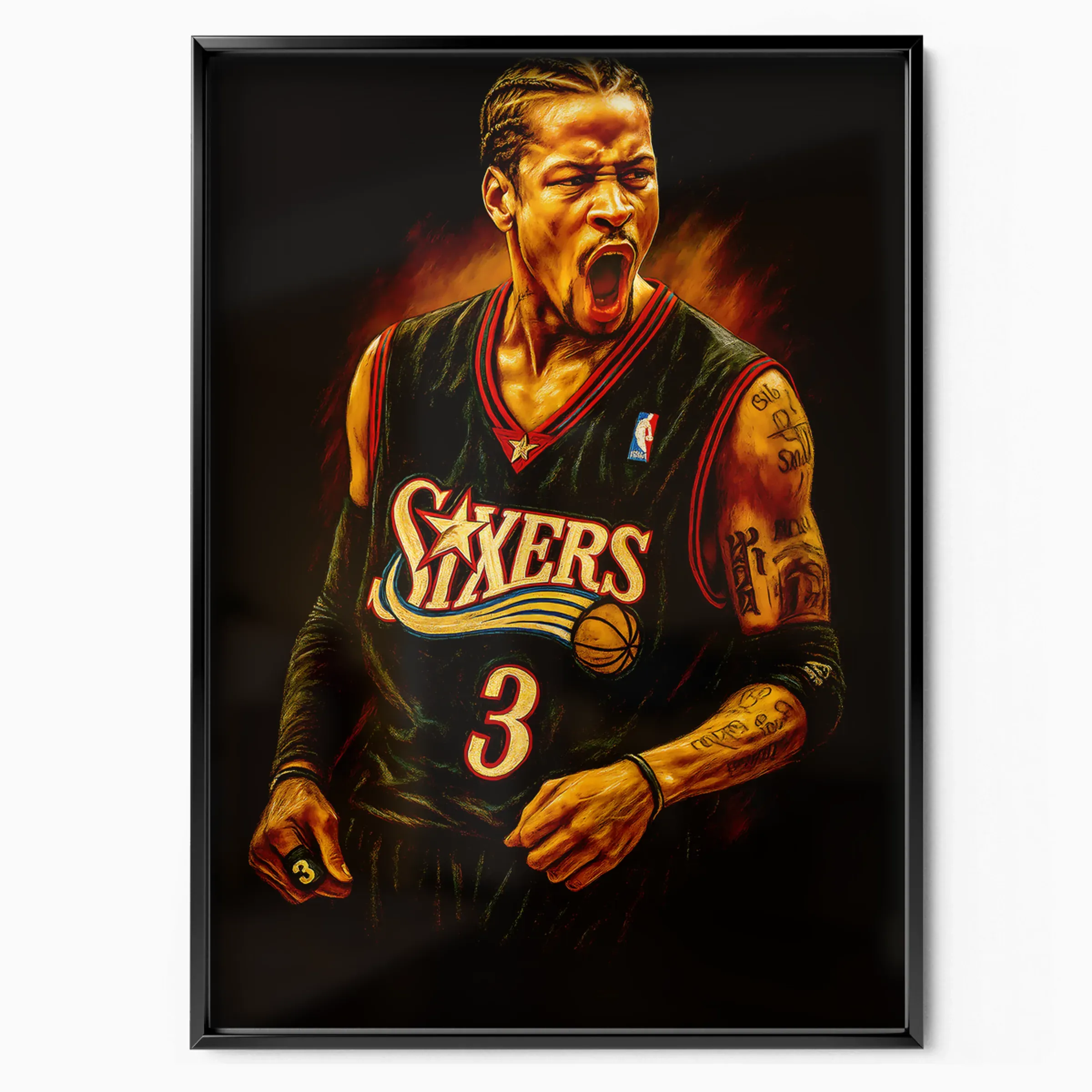 Allen Iverson Poster - Sixers 3 poster