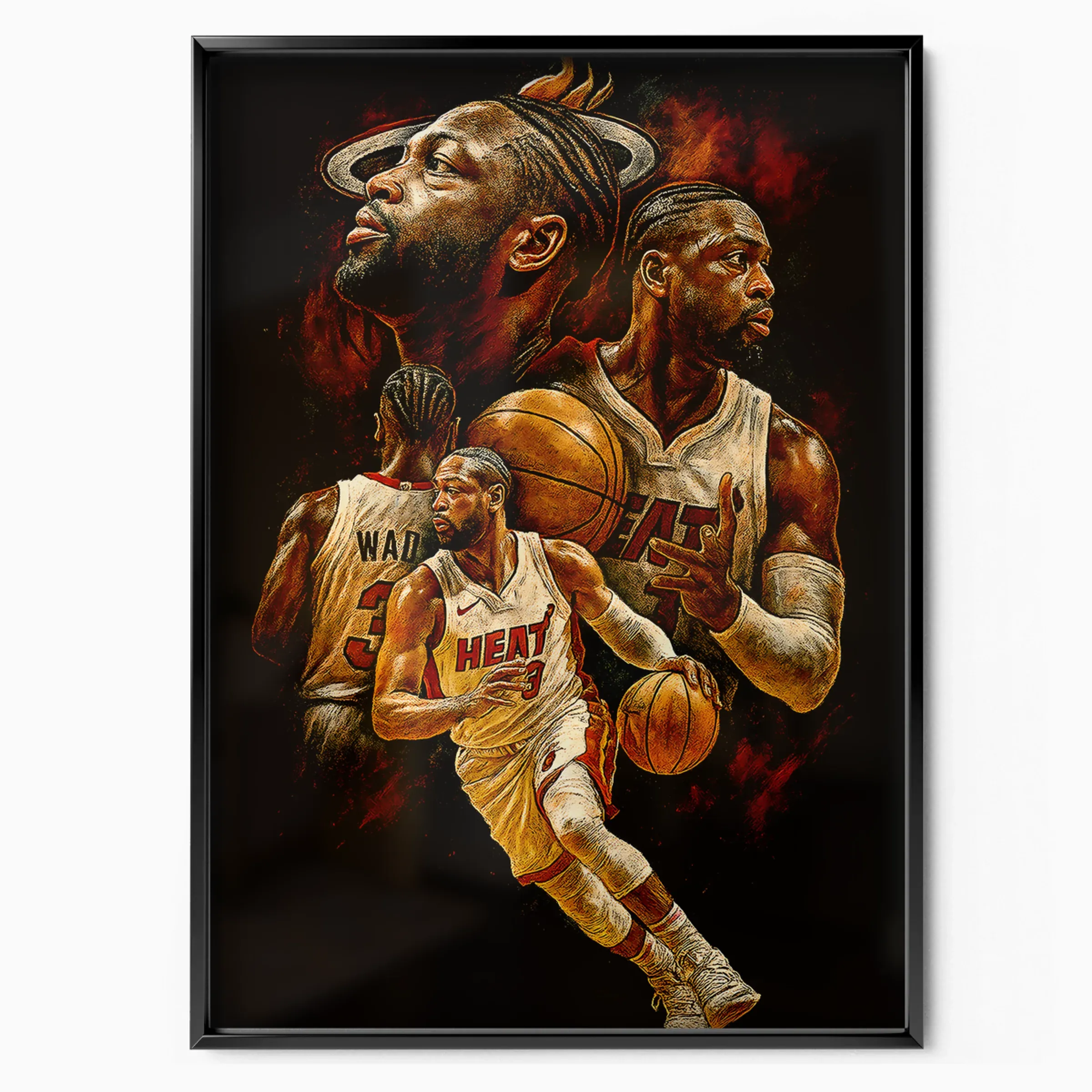 Dwyane Wade Poster - Miami poster