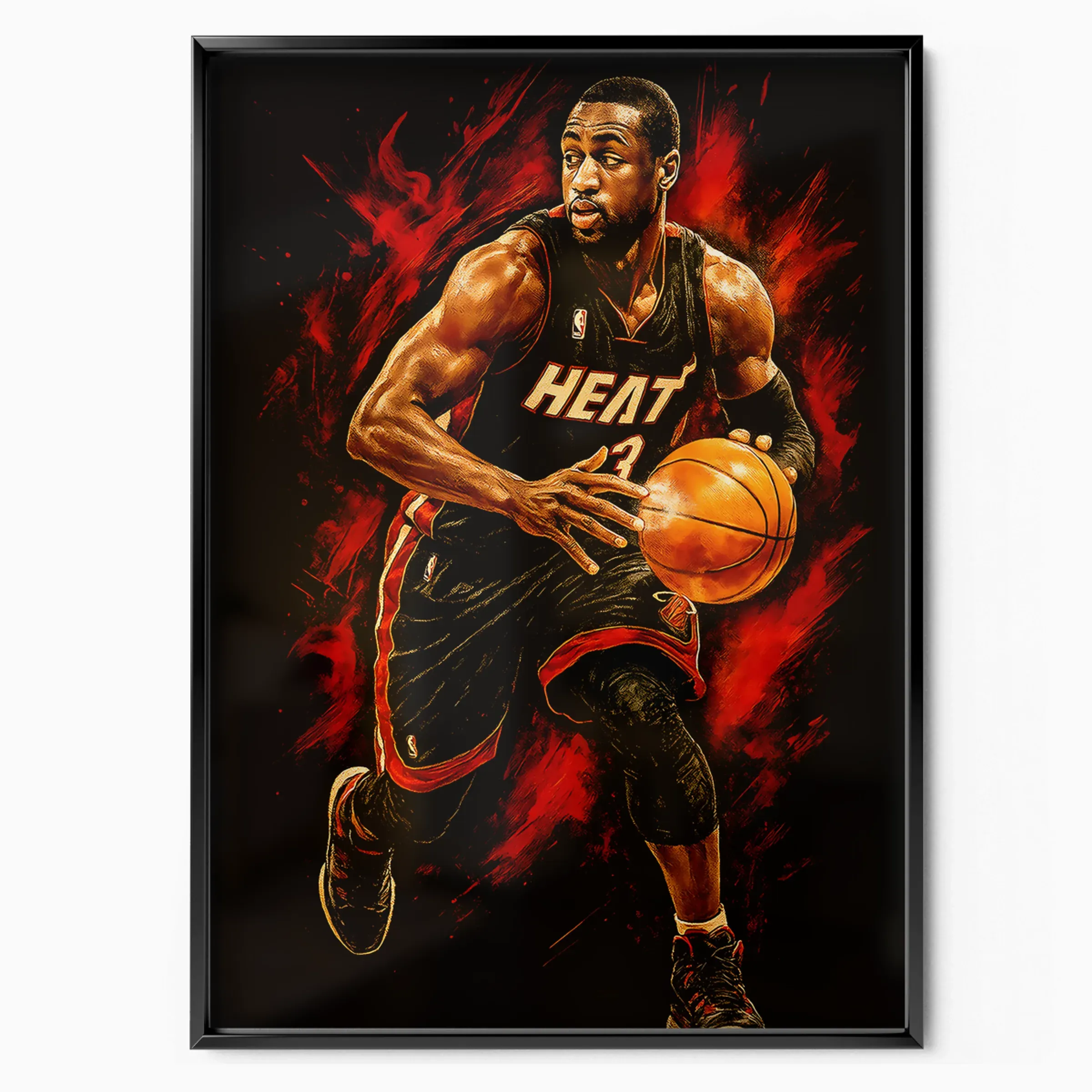 Dwyane Wade Poster - Flash poster