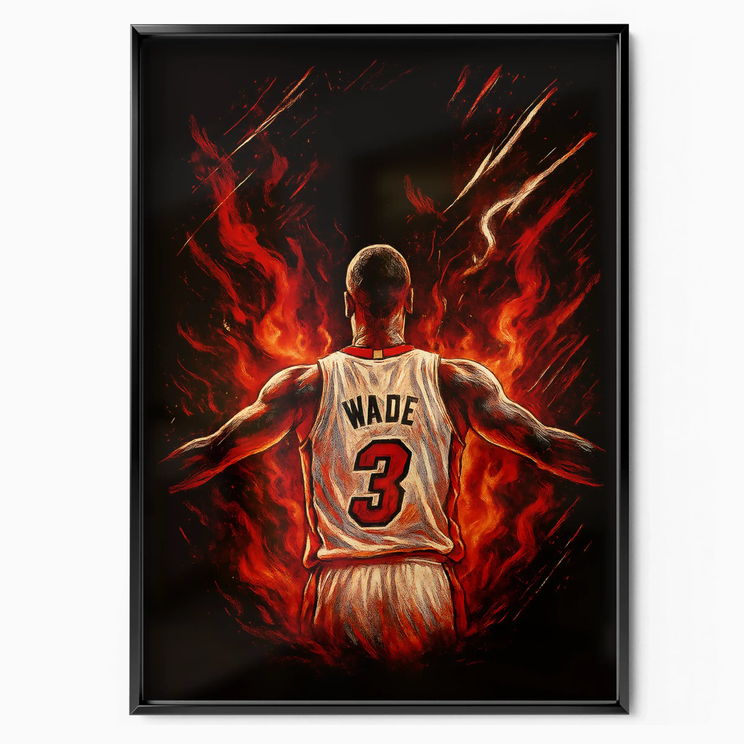 Dwyane Wade Poster - Wade County poster, museum grade matte print