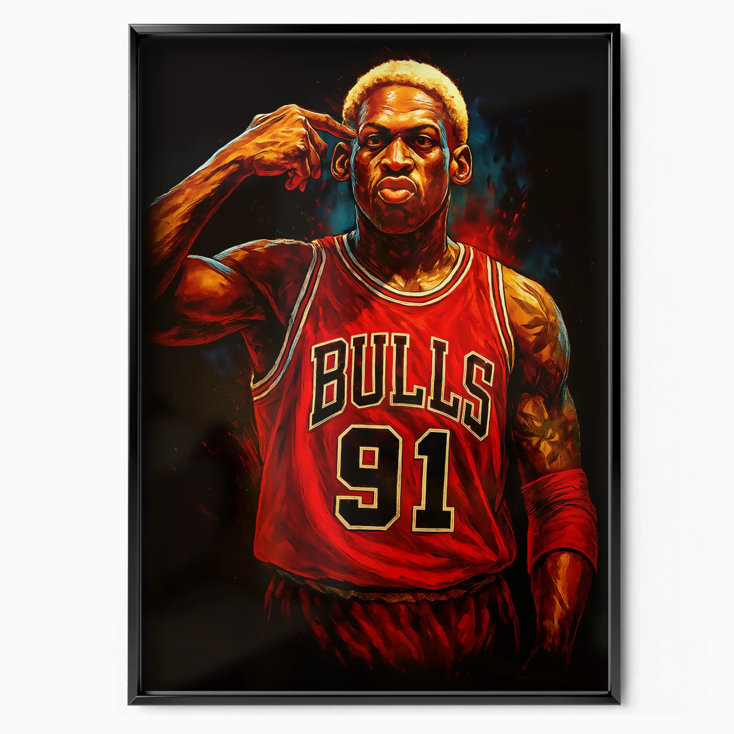 Dennis Rodman Poster - The Worm poster