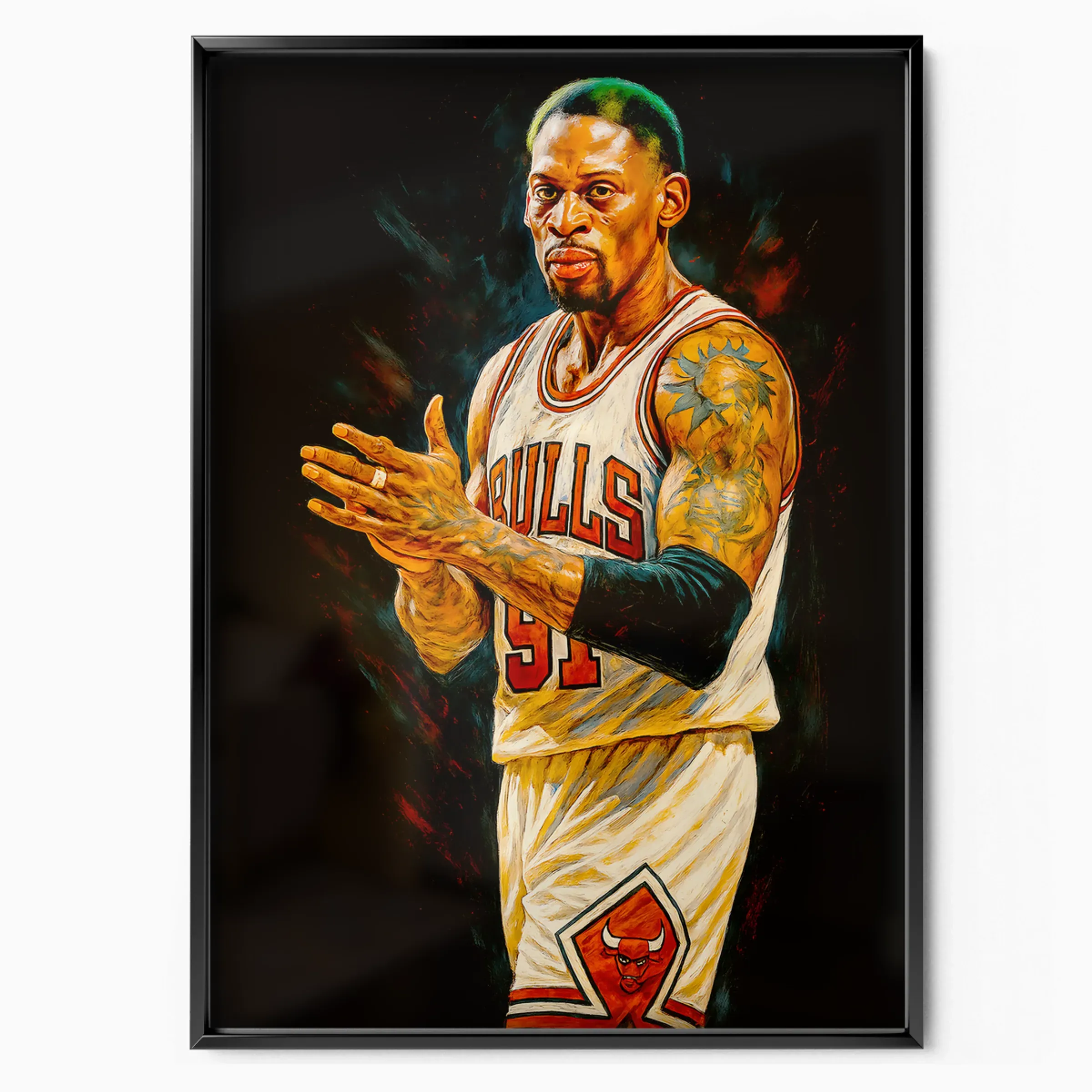 Dennis Rodman Poster - Rebound King poster