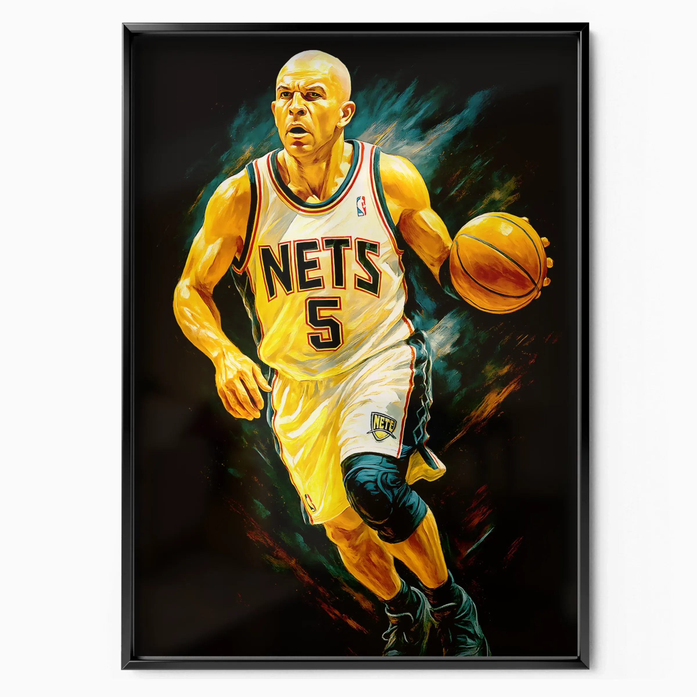 Jason Kidd Poster - Nets 5 poster
