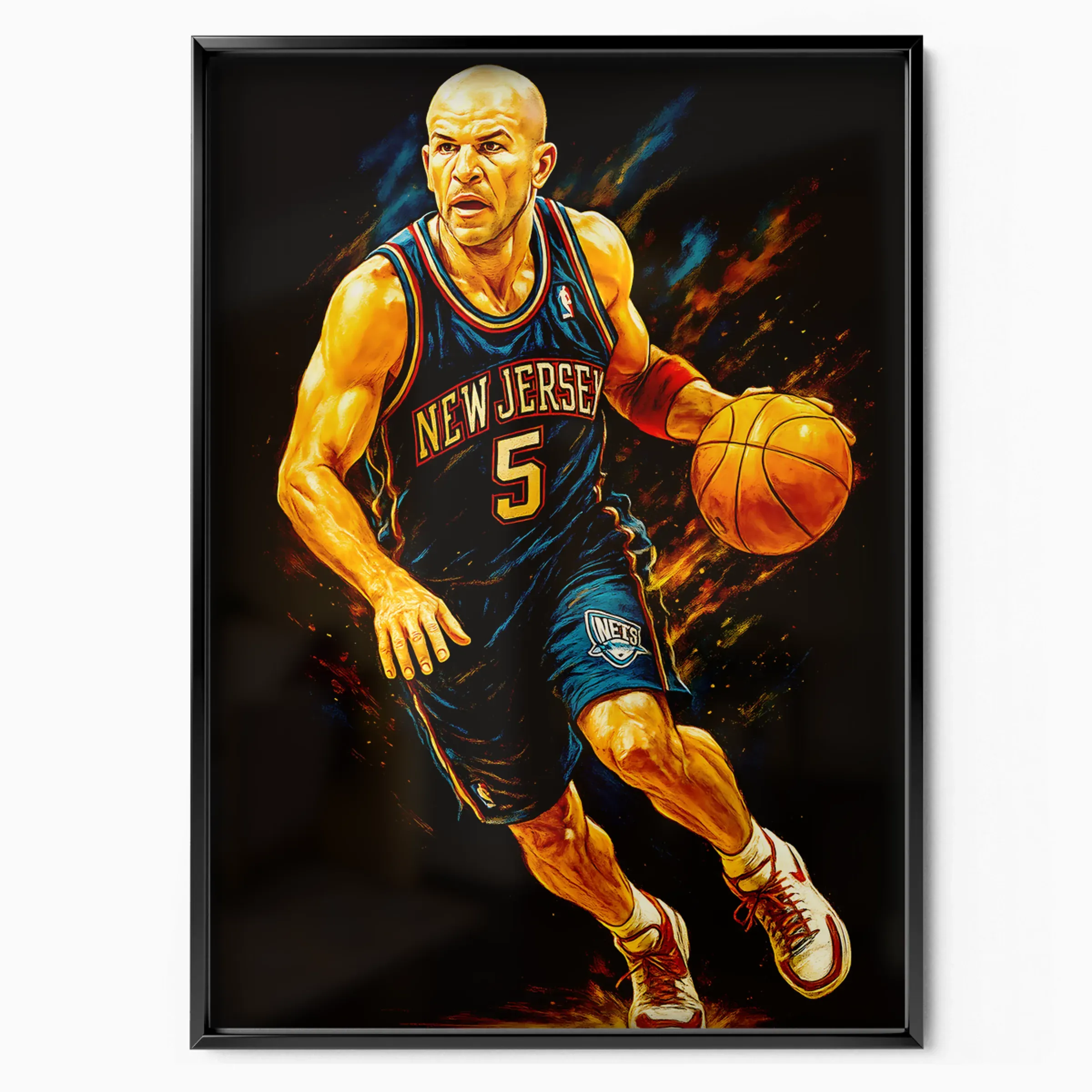 Jason Kidd Poster - New Jersey poster
