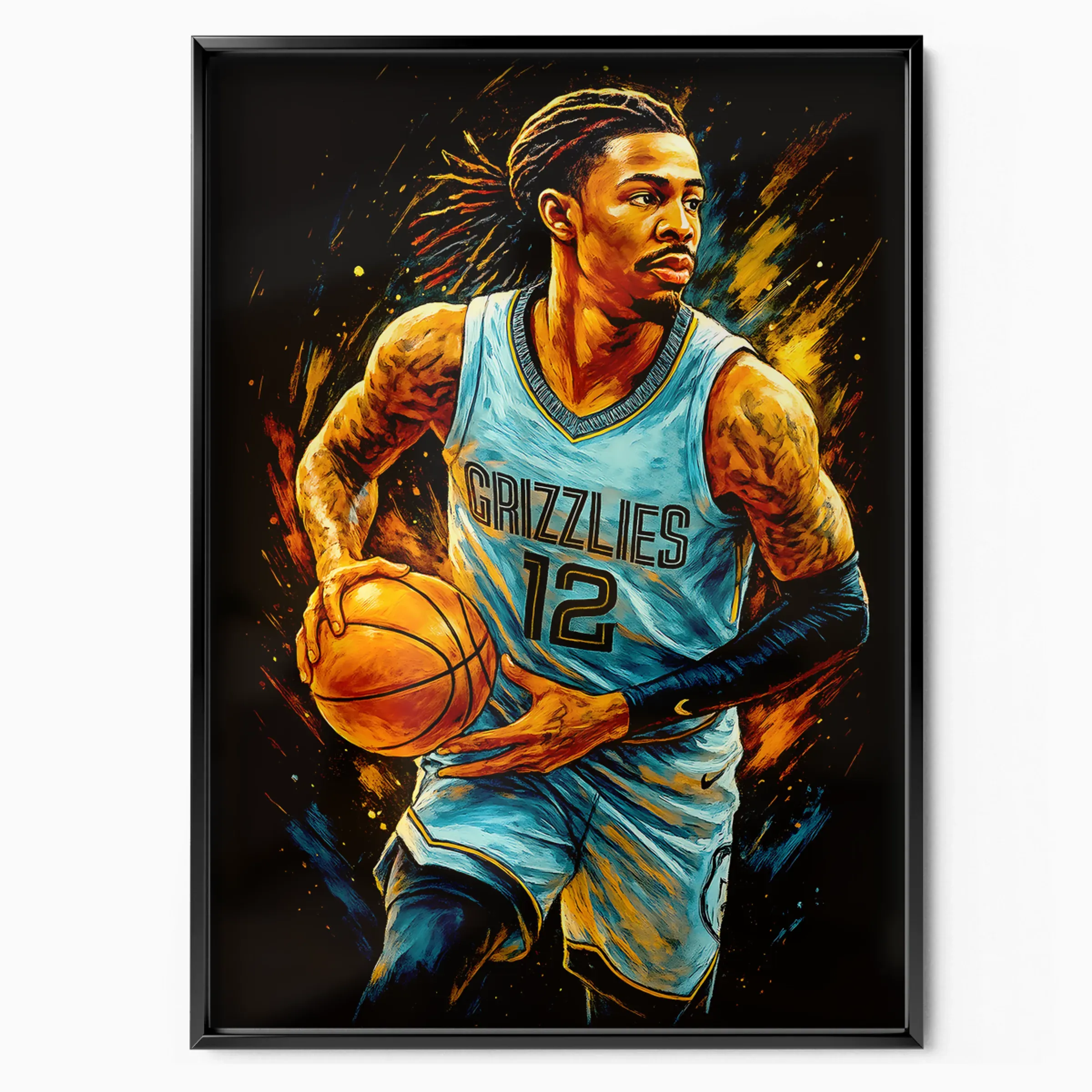 Ja Morant Poster - Grizzlies 12 poster, museum grade matte print