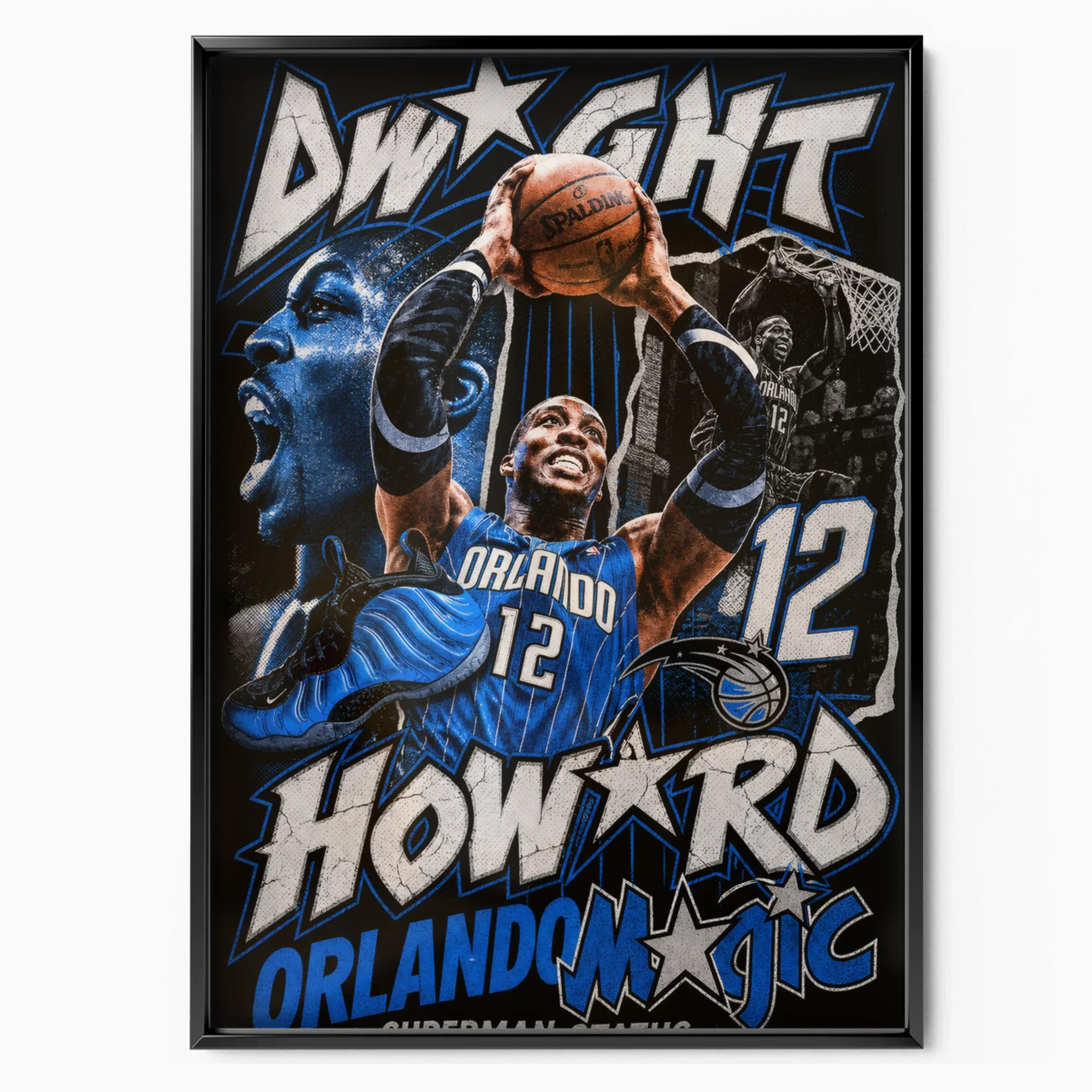 Dwight Howard Poster - Orlando Superman poster, museum grade matte print