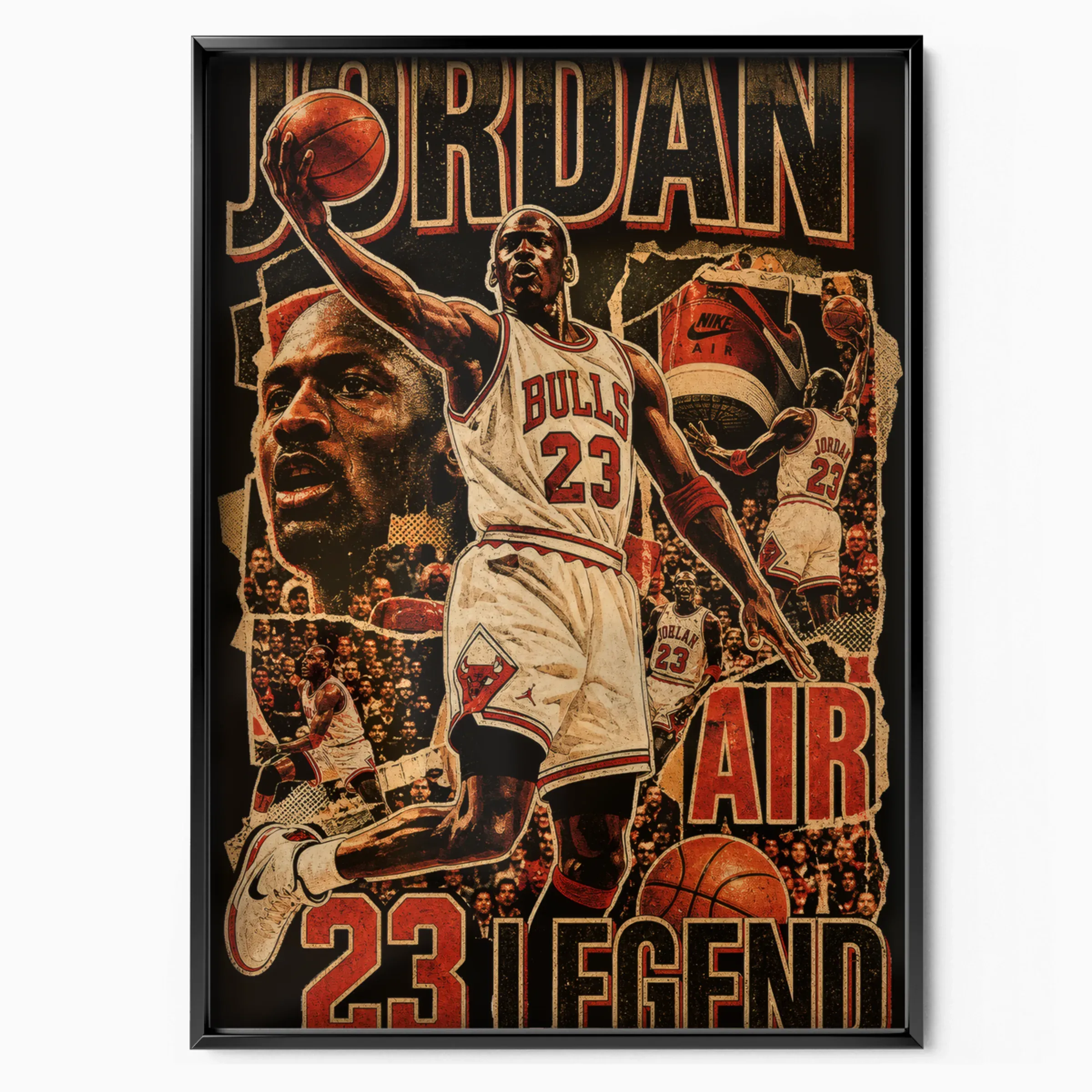 Michael Jordan Poster - Air Legend poster, museum grade matte print