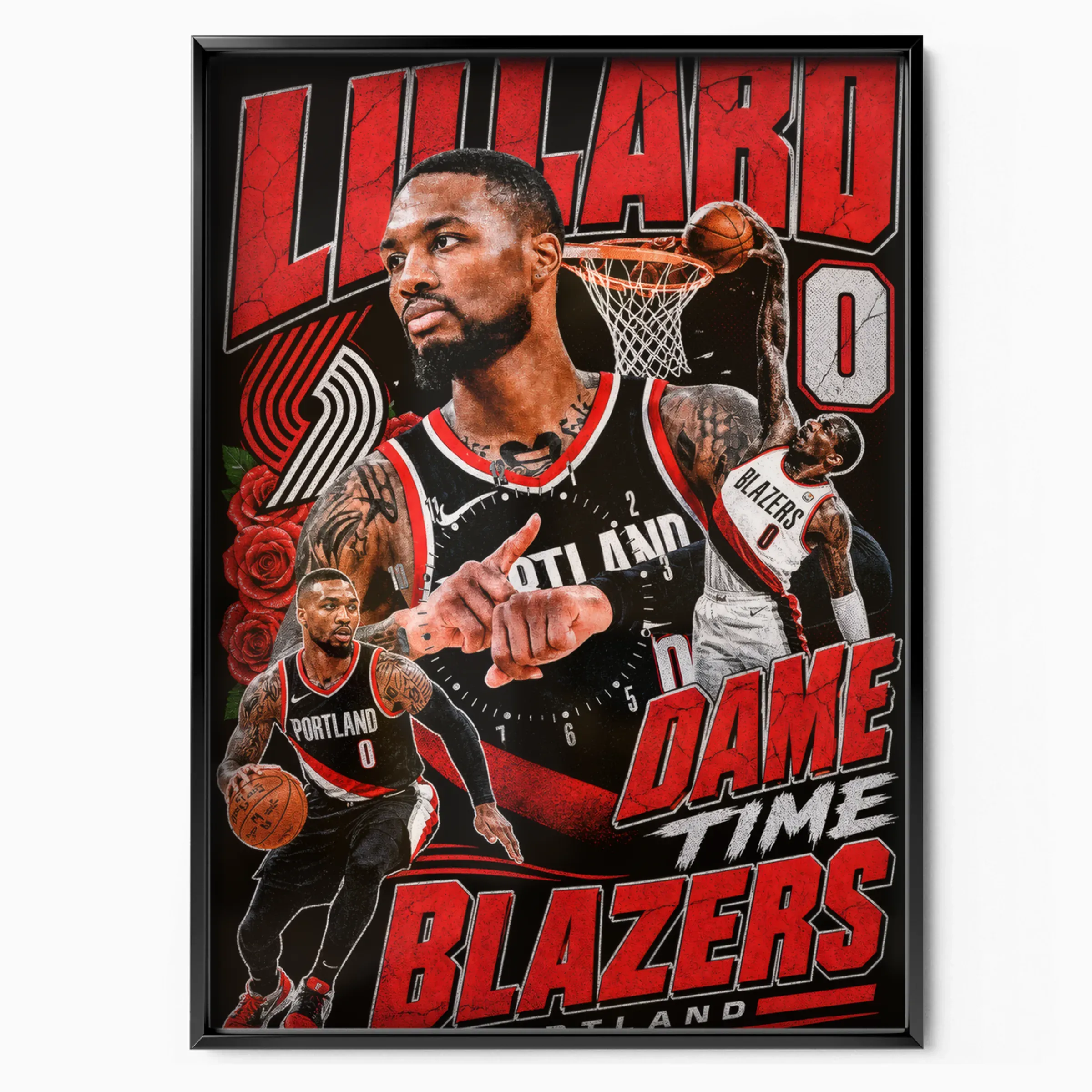 Damian Lillard Poster - Dame Time poster, museum grade matte print