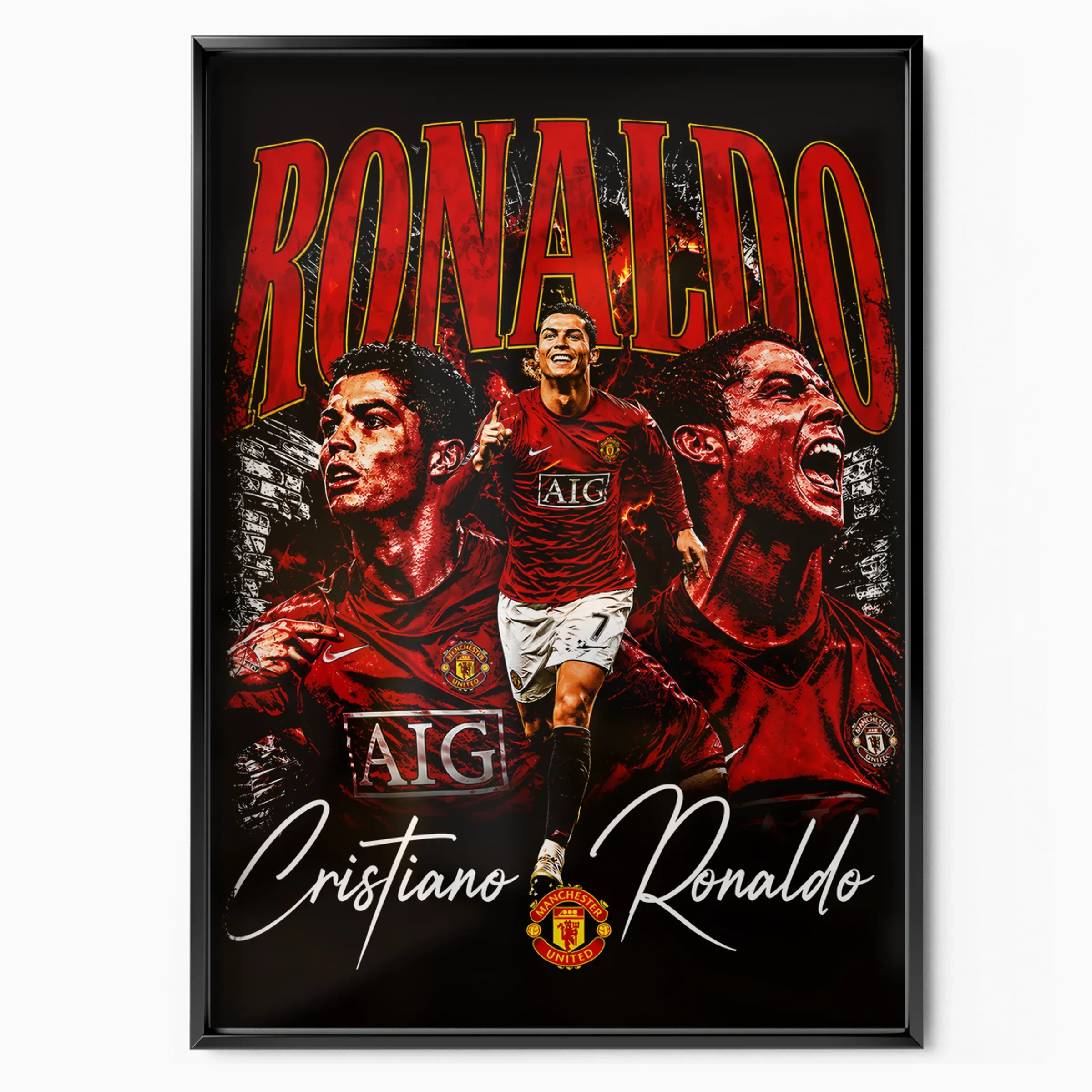 Cristiano Ronaldo Poster - Manchester United poster