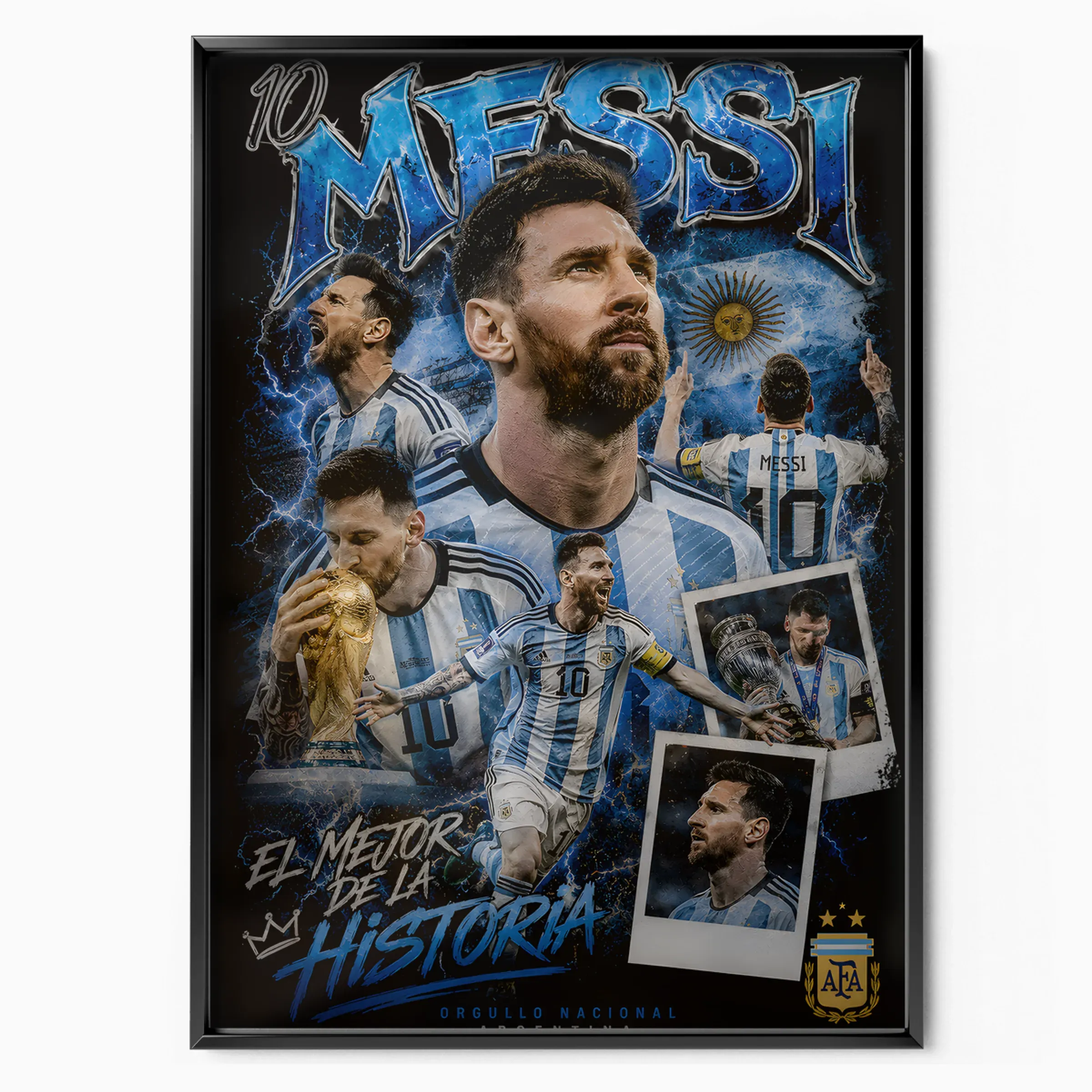 Lionel Messi Poster - La Historia poster