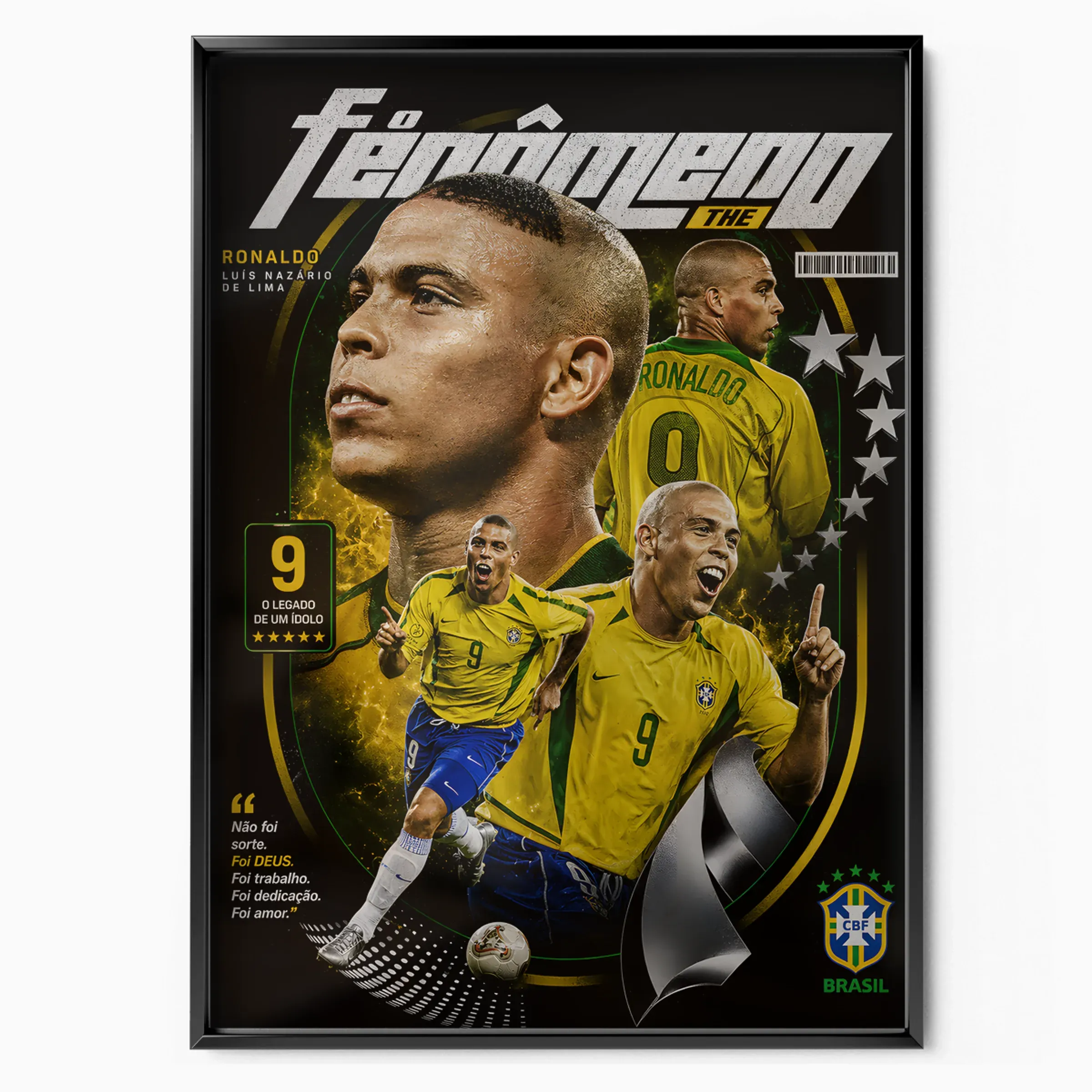 Ronaldo Nazário Poster - Fenômeno poster