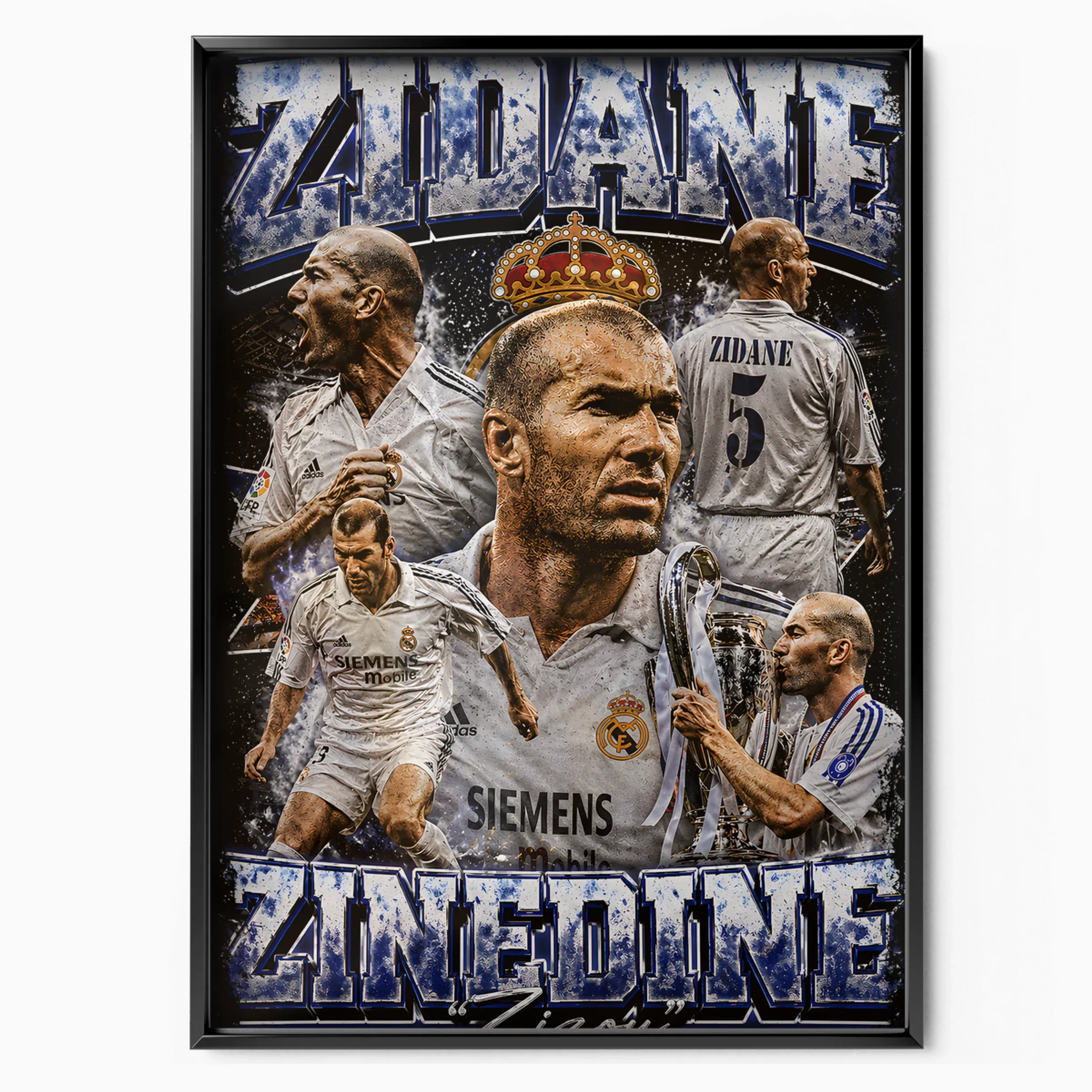 Zinedine Zidane Poster - Real Madrid poster