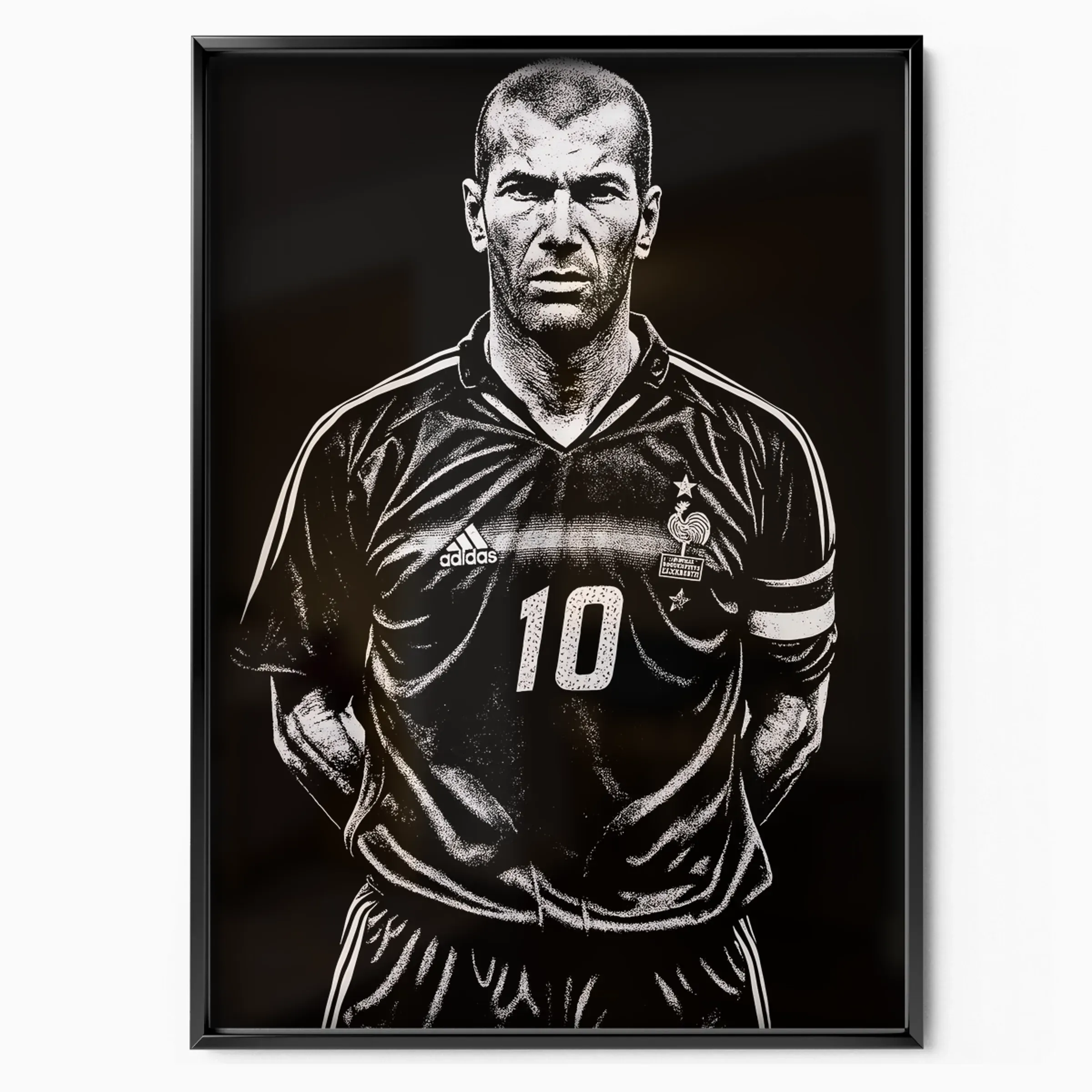 Zinedine Zidane Poster - Portrait poster