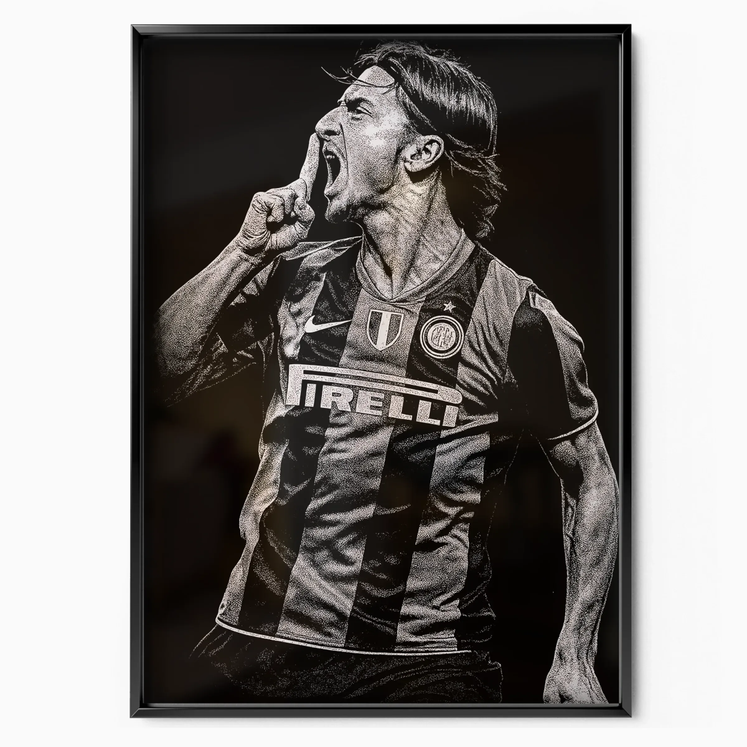 Zlatan Ibrahimović Poster - Inter poster, museum grade matte print