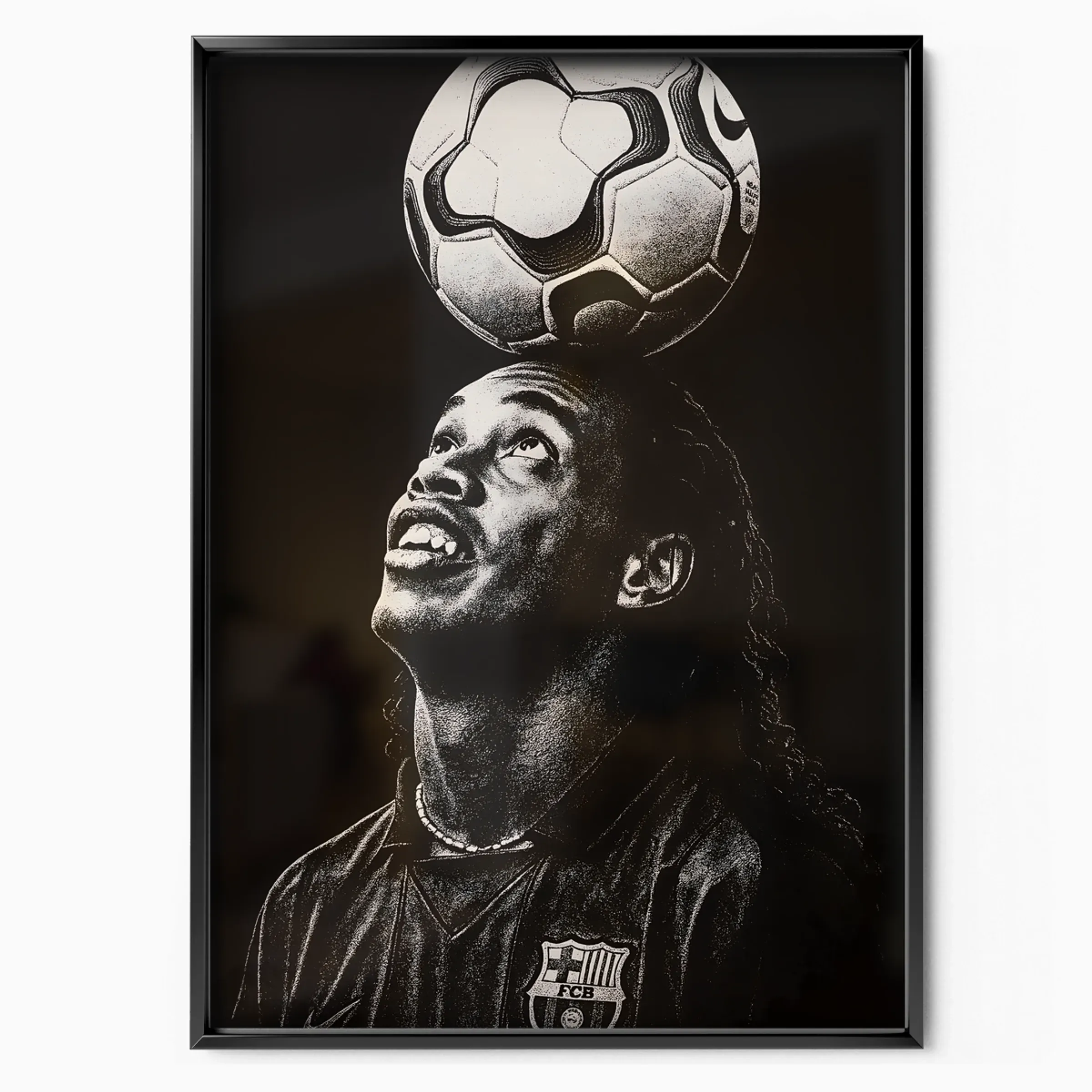 Ronaldinho Poster - Camp Nou poster, museum grade matte print