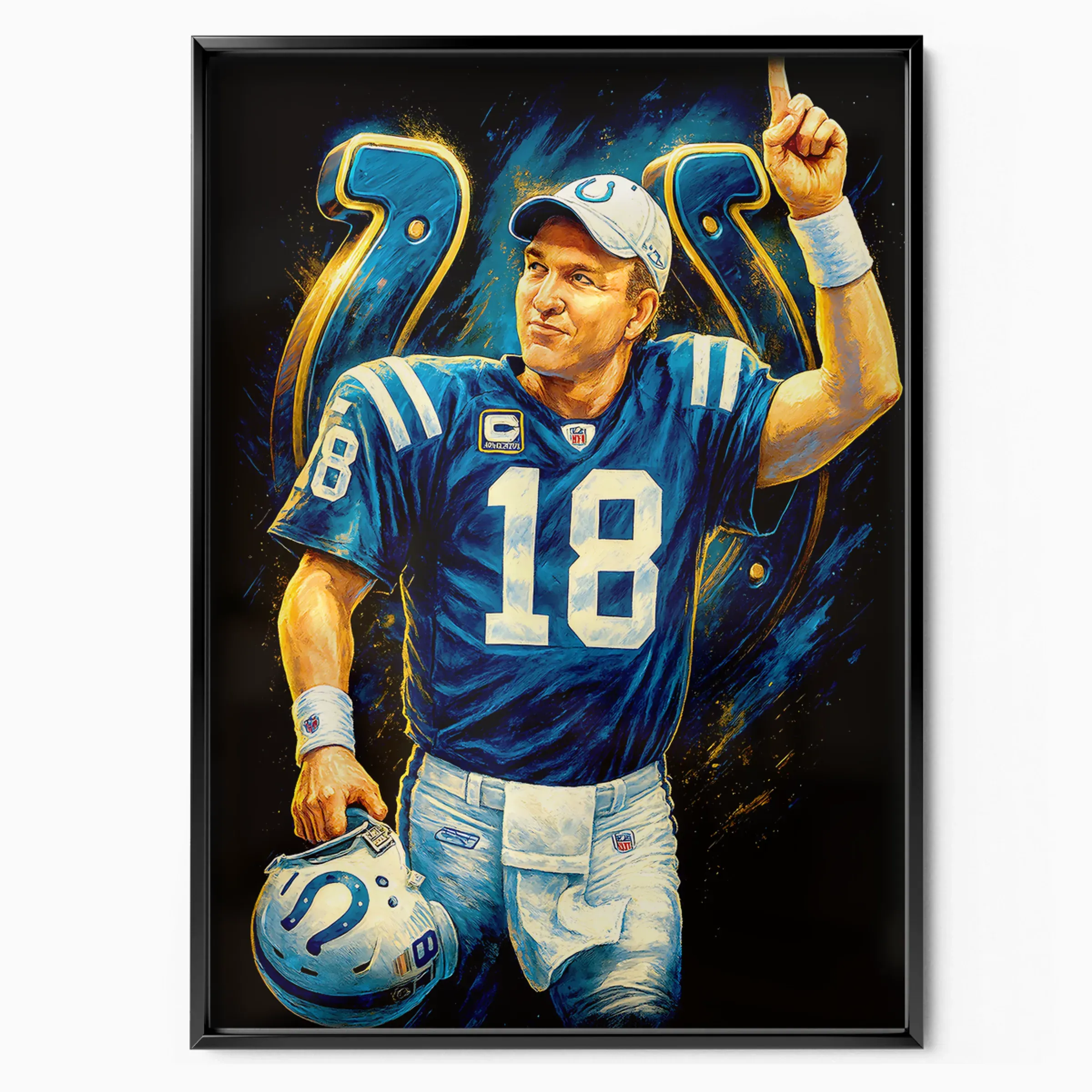 Peyton Manning Poster - Colts Number One poster, museum grade matte print