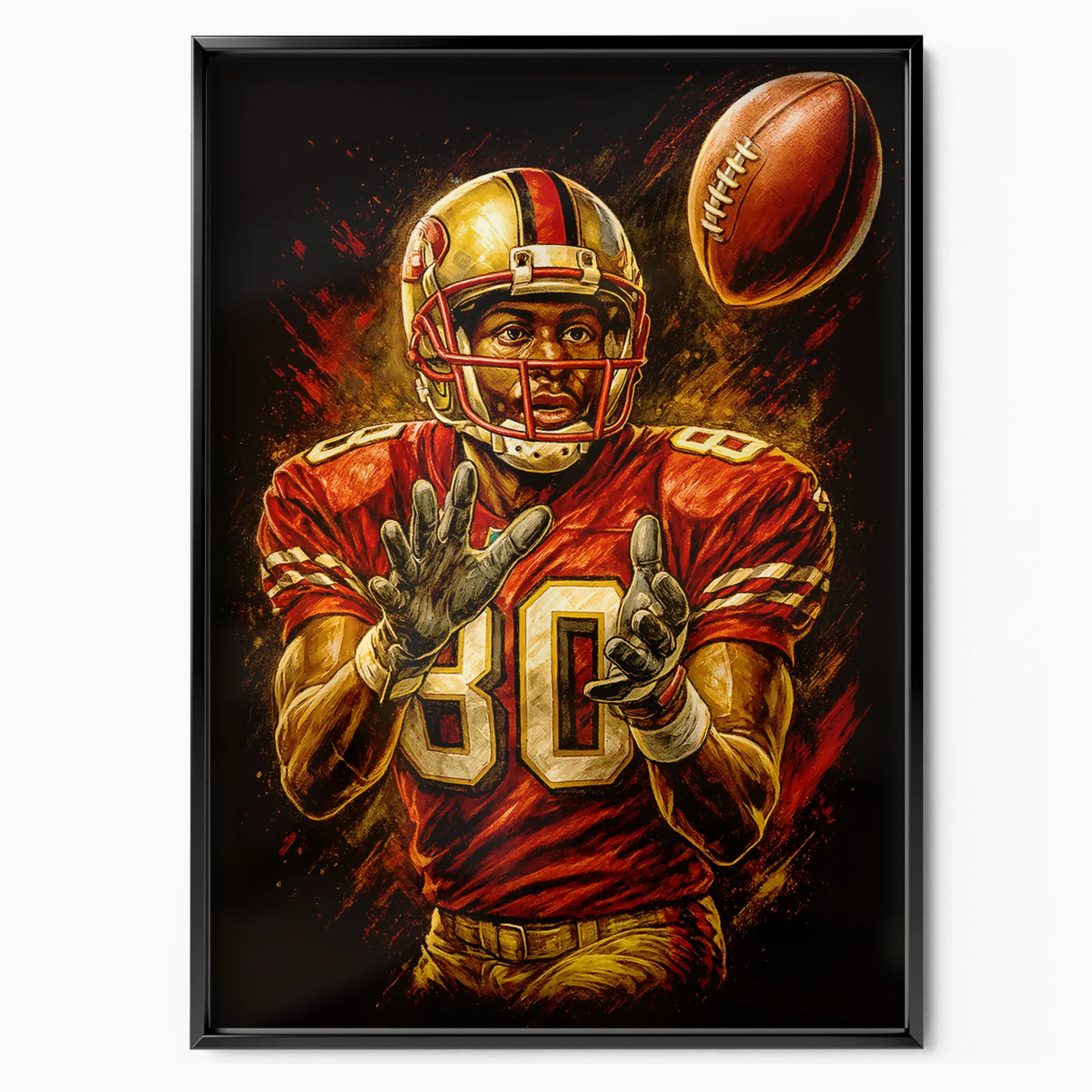 Jerry Rice Poster - 49ers Catch poster