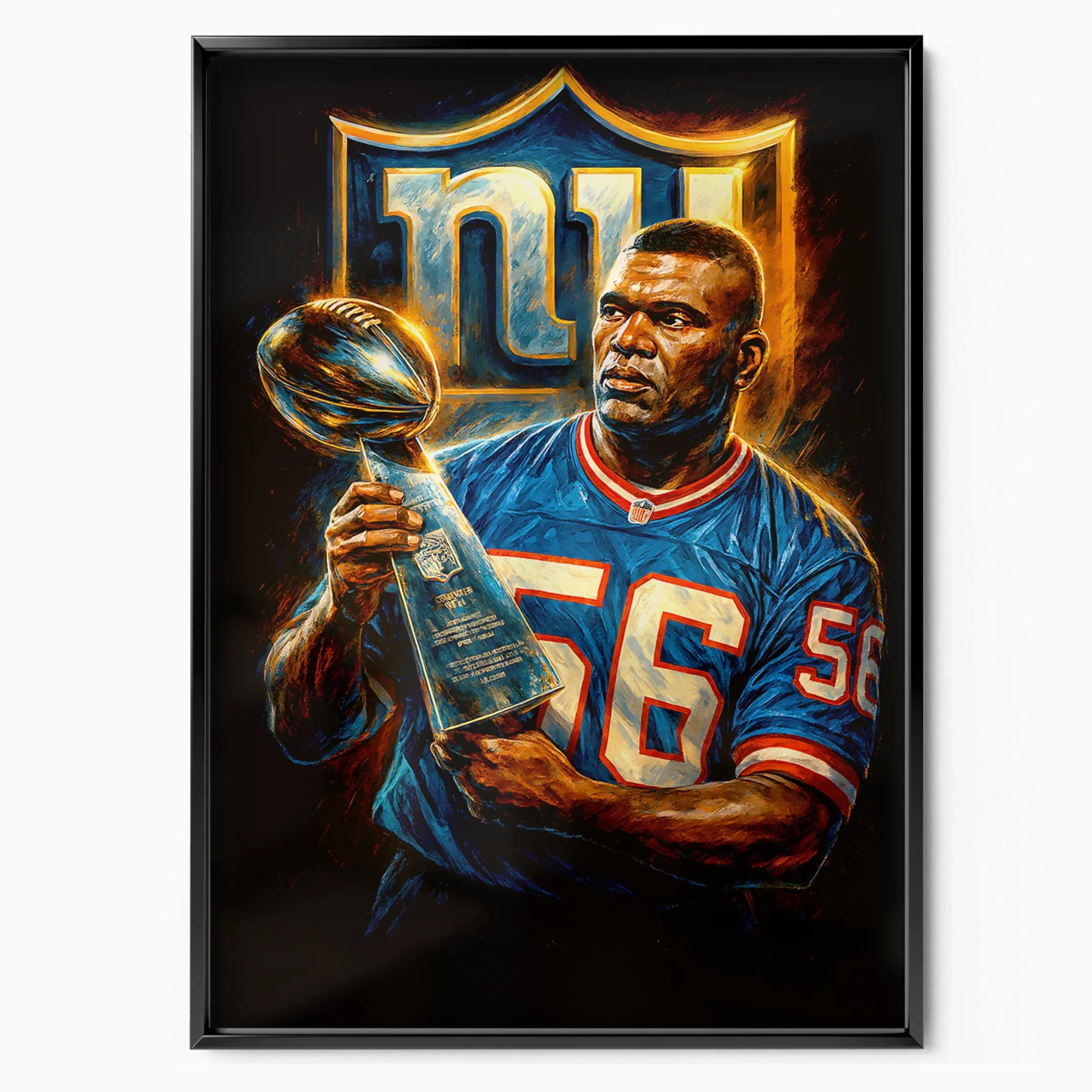 Lawrence Taylor Poster - Giants Champion poster, museum grade matte print
