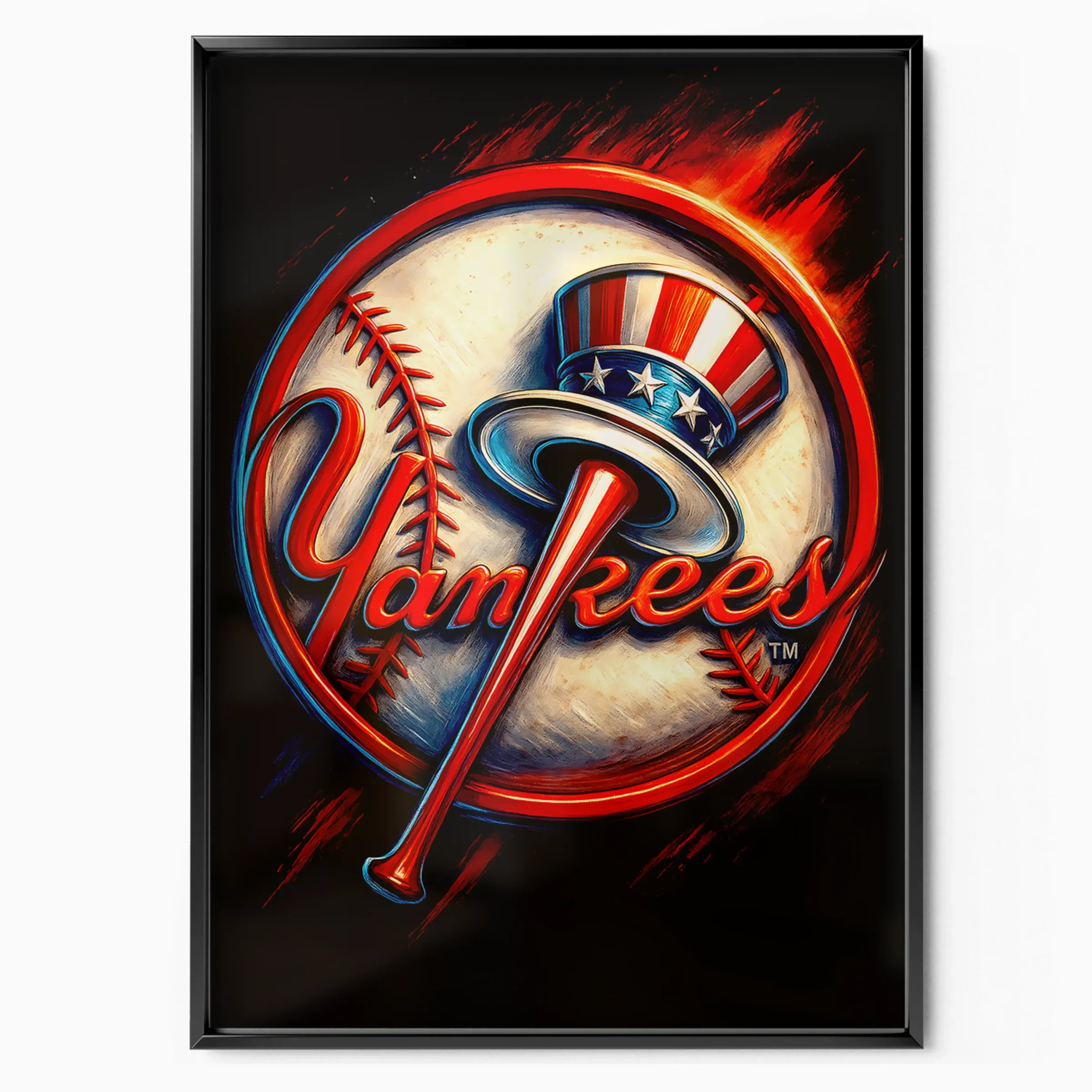 New York Yankees Poster - Emblem poster, museum grade matte print