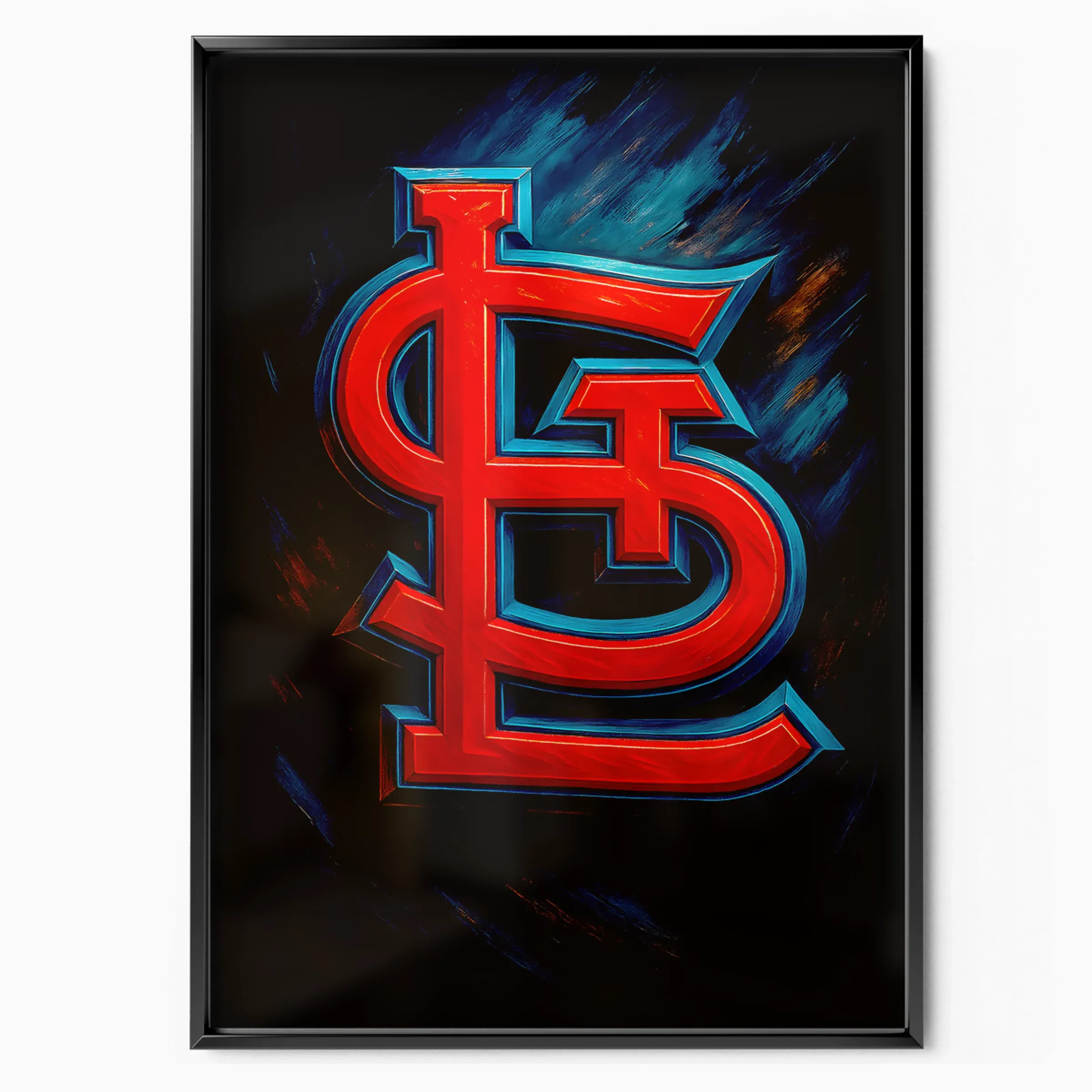 St. Louis Cardinals Poster - StL Logo poster, museum grade matte print