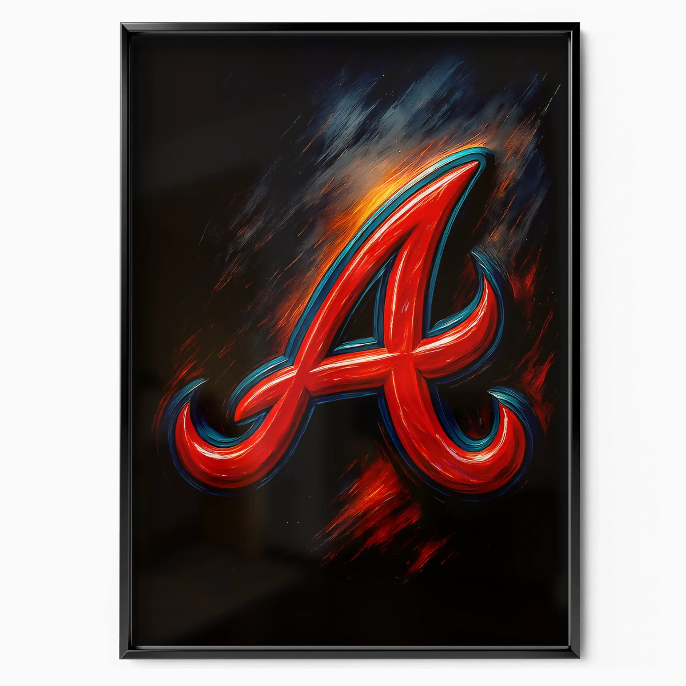 Atlanta Braves Poster - A Logo poster, museum grade matte print