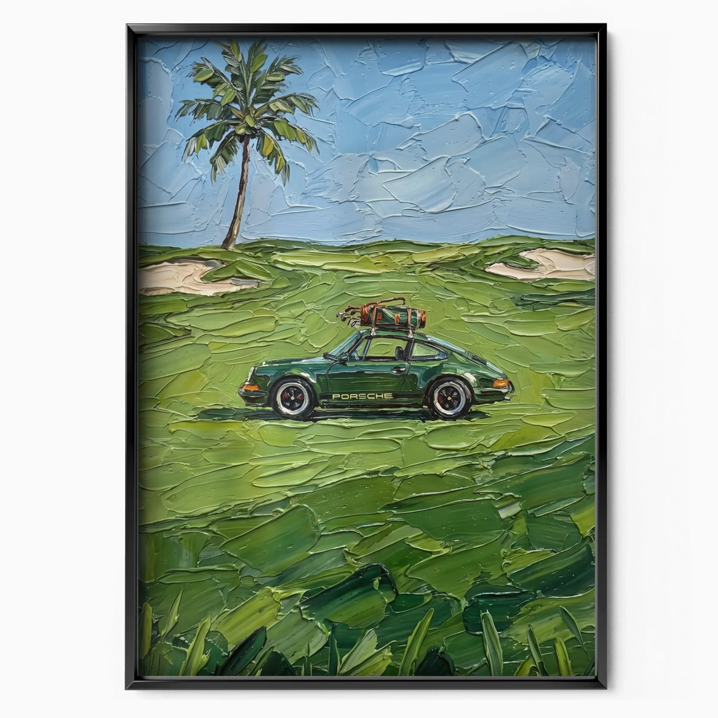 Porsche Classic 911 Green poster