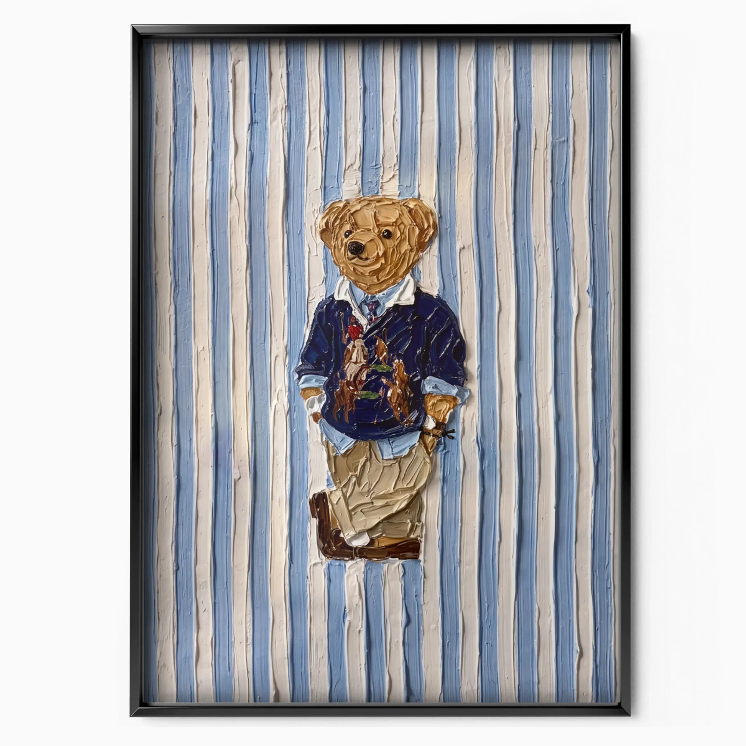 Ralph Lauren Preppy Bear Blue poster
