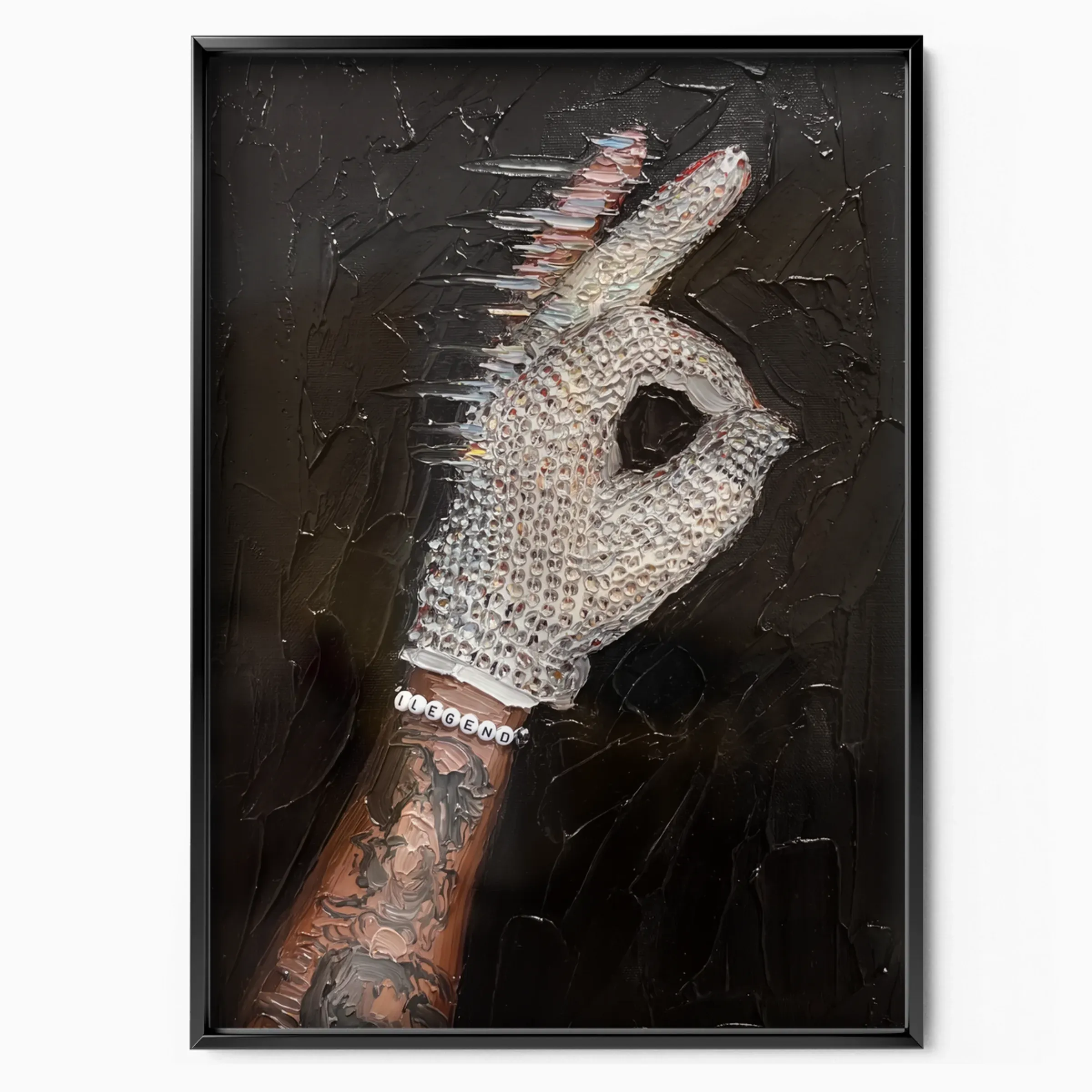 Drake Iced Out Glove poster