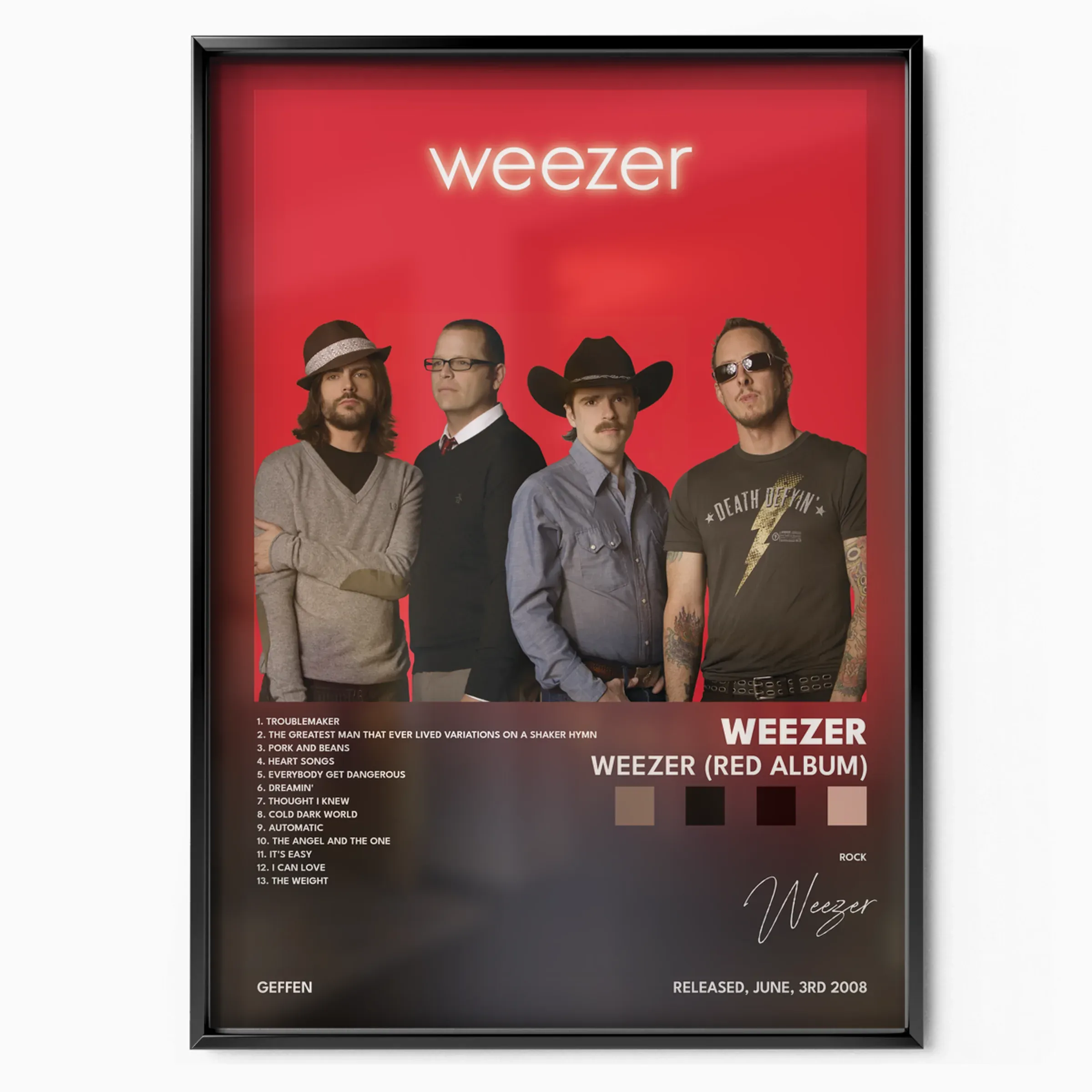 Weezer (Red Album) poster