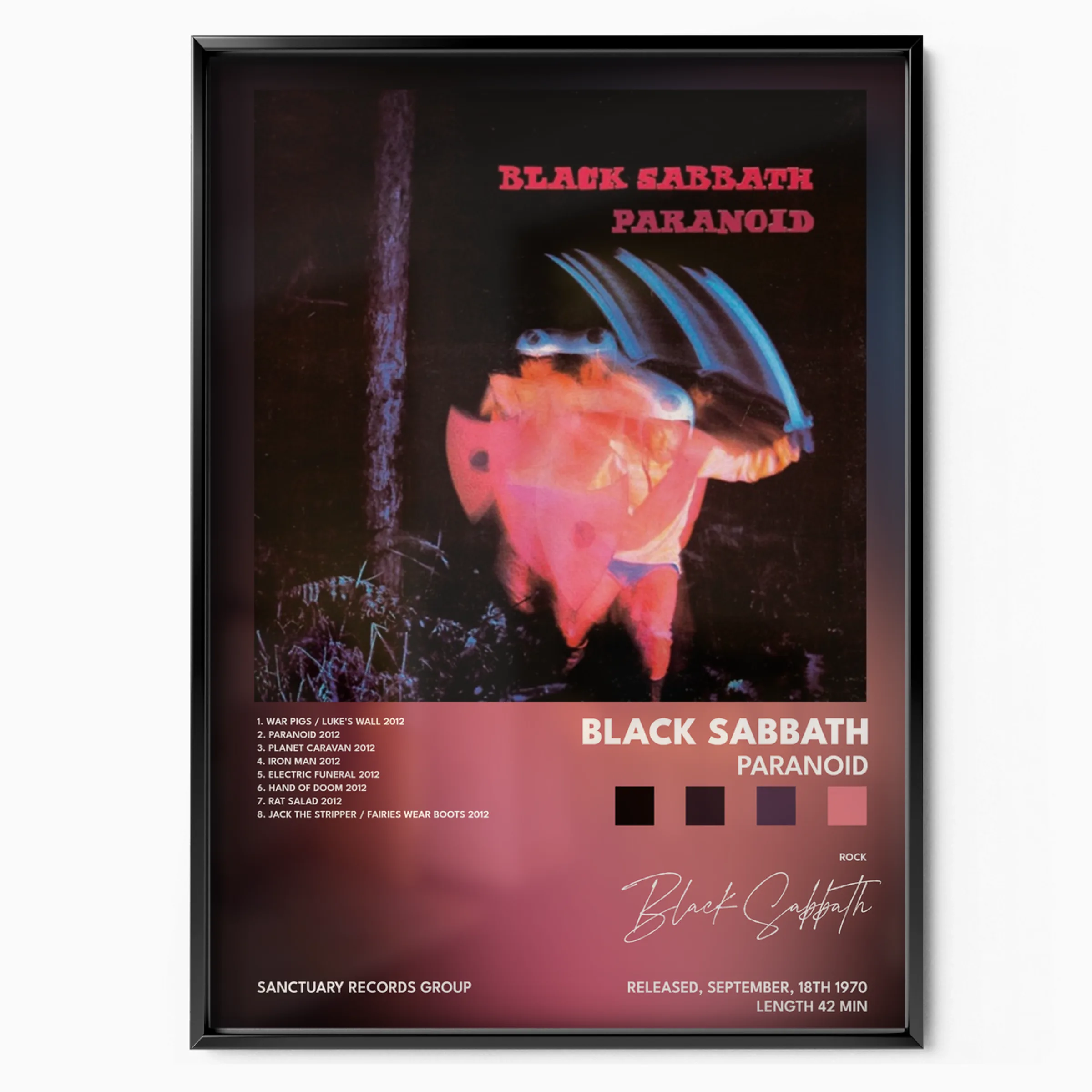 Paranoid poster